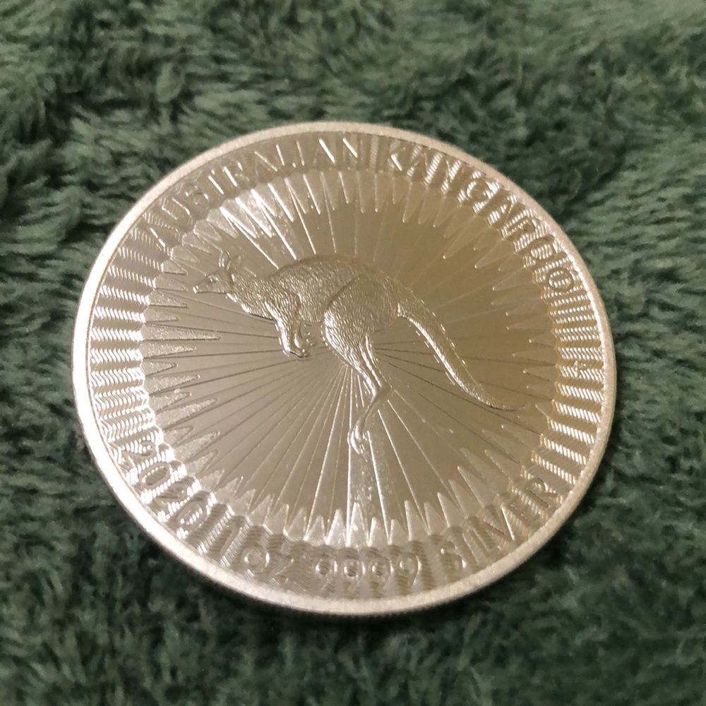 1 Troy oz .9999 fine silver kangaroo - Picture 3 of 3